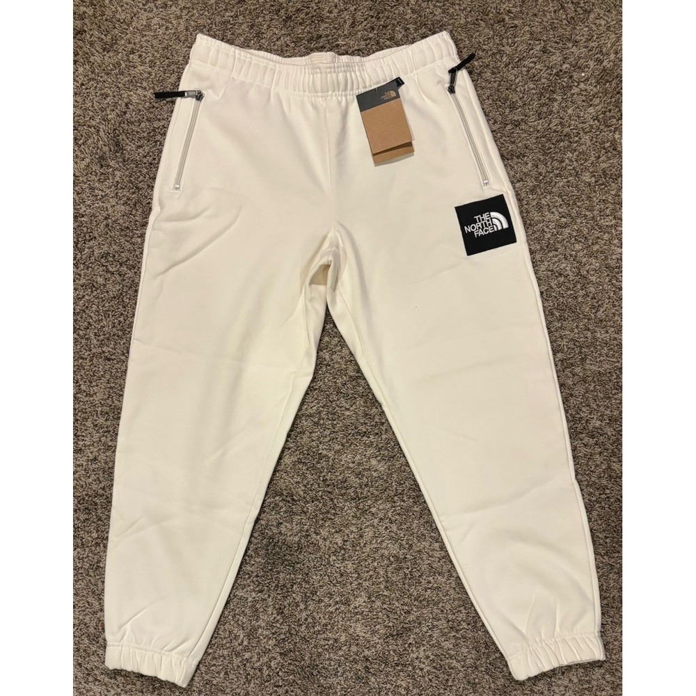 The North Face Heavyweight Box Fleece Sweatpants Gardenia White NF0A7WSL Women L